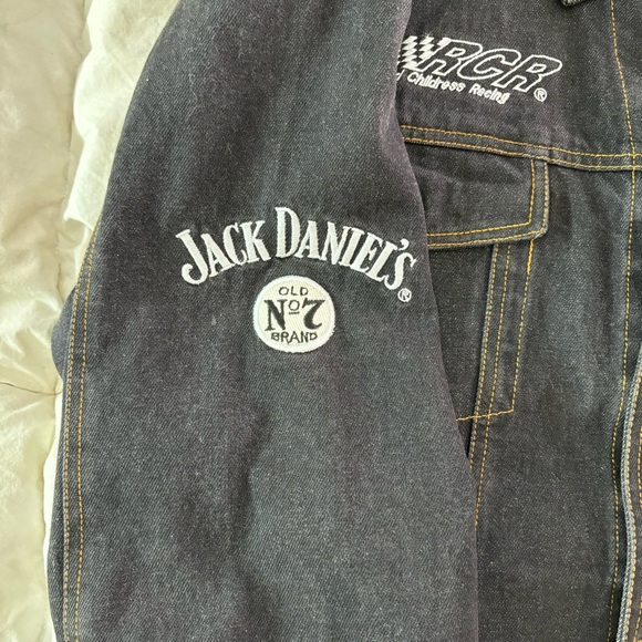 Jack Daniels jacket Old No. 7 RCR Black Denim Jean sz. XL New - Picture 3 of 7